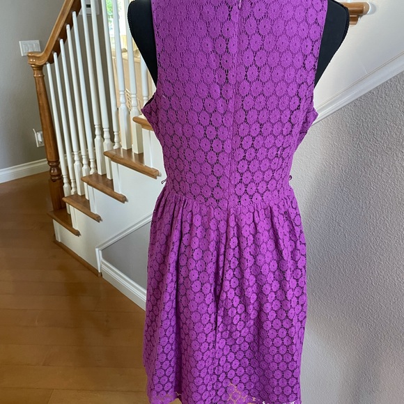 Nicole Miller purple dress size 8 - Picture 5 of 6